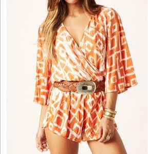 Planet Blue- Wild and Free Romper